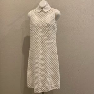 Tory Burch White Perla Dress + Detachable Collar